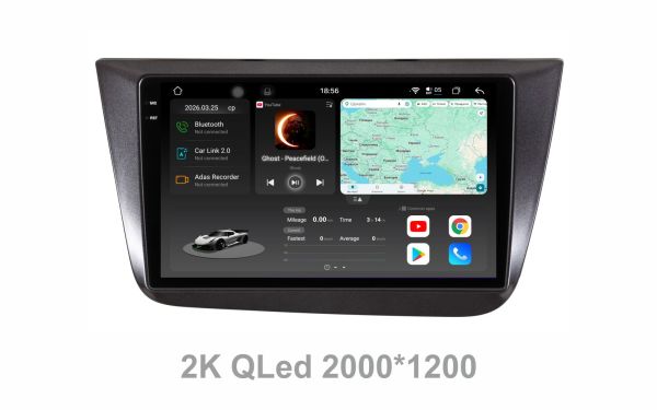 Штатна магнітола Soundbox  S8 PRO 2K-9803  8+256GB  для Seat Altea 2004-2015 360 /DSP/4G/CarPlay