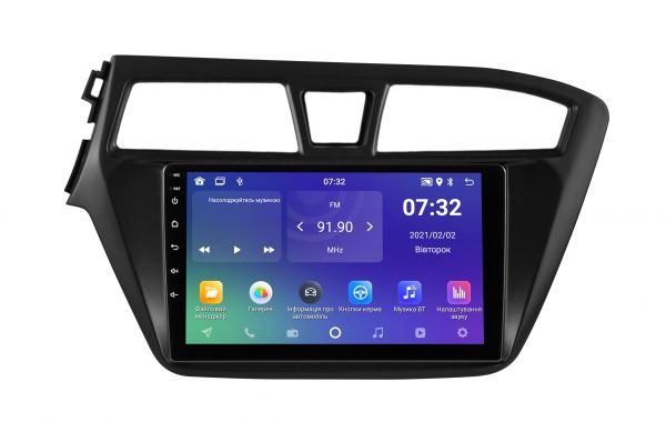 Штатний головний пристрій Soundbox SM-9092 з CarPlay  для Hyundai I20 2015-2016