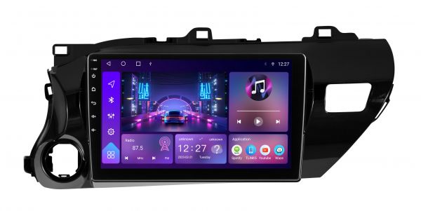 Штатна магнітола S-3020 з CarPlay та 4G модемом Toyota Hilux 2015-2023