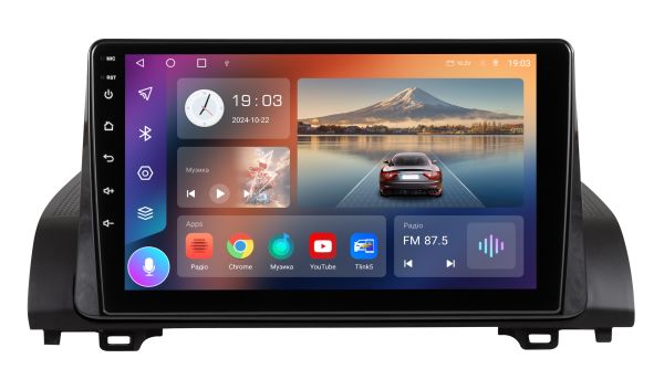 Штатна магнітола Soundbox S-2210  10.1"   з CarPlay та 4G модемом для автомобіля Honda Accord 10 2018-2022