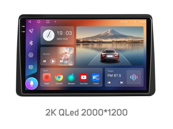 Штатна магнітола Soundbox S4-2059   CarPlay , Android Auto  та 4G модем  для Renault Duster 2018-2020