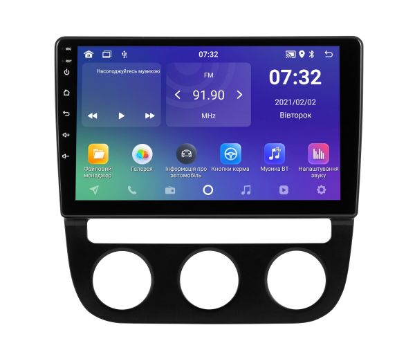 Штатна магнітола Soundbox  SM-6260  10.1 " з CarPlay та Android Auto  для автомобіля Volkswagen Jetta / Golf V 2005-2010 Climat