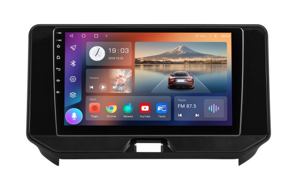 Штатна магнітола Soundbox S4-1375 (2K)  CarPlay ,  Android Auto , 4G модем для  Toyota Venza 2021+