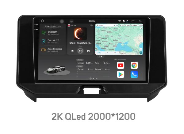 Штатна магнітола Soundbox S8 PRO 2K-1375    для  Toyota Venza 2021+  ADAS , CarPlay , 4G , DSP-DTS 5.1 , круговий огляд 360°
