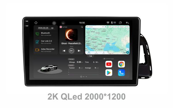 Штатна Android магнітола  Soundbox S8 PRO 2K-9944  для Audi Q5 2010-2018  з CarPlay /4G/ DSP-DTS 5.1 / 360 функція