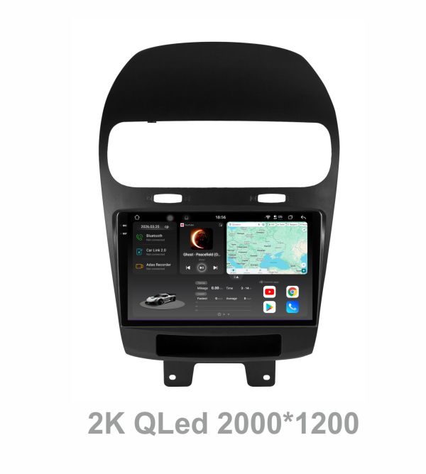 Штатна магнітола Soundbox S8 PRO 2K-2854  для Dodge Journey 2011-2020  CarPlay 4G DSP 360 функція