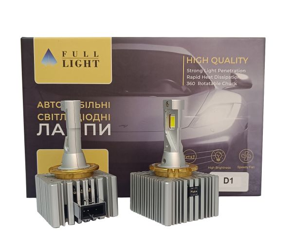 Комплект світлодіодних Led ламп Full Light  D1S 35W 6000K  Canbus