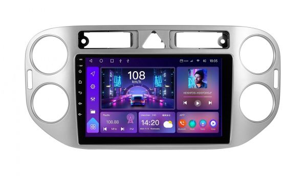 Штатна магнітола Soundbox S-6291 з CarPlay  та 4G модемом для Volkswagen Tiguan 2010-2015