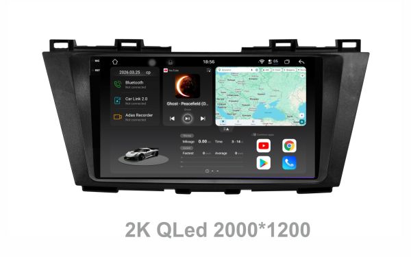 Штатна  магнітола Soundbox S8 PRO 2K-7791  для  Mazda 5 2005-2009  з CarPlay /4G/ DSP-DTS 5.1 / 360 функція