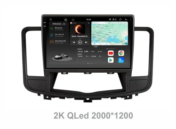Штатна магнітола Soundbox S8 PRO 2K-8156  для  Nissan Teana 2008-2012    з CarPlay /4G/ DSP-DTS 5.1 / круговий огляд 360°