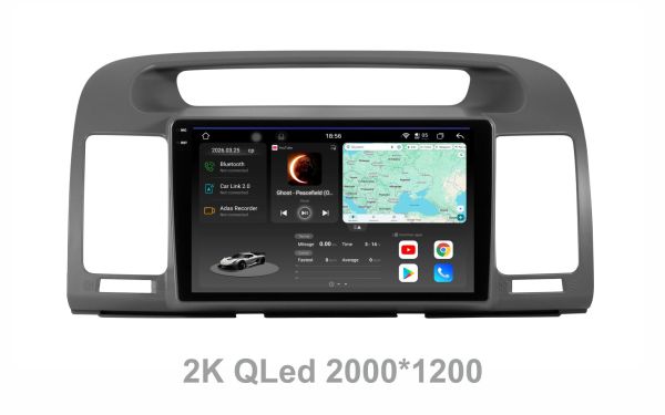 Штатна магнітола Soundbox  S8 PRO 2K-1220  для  Toyota Camry V30 2001-2006    з CarPlay /4G/ DSP-DTS 5.1 / круговий огляд 360°