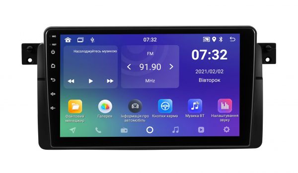 Штатна магнітола Soundbox SM-8633  з CarPlay  для BMW E46 3Series 1999-2005