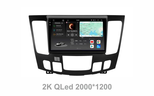 Штатна магнітола Soundbox  S8 PRO 2K-9123  для  Hyundai Sonata NFC 2008-2010  з CarPlay /4G/ DSP-DTS 5.1 / круговий огляд 360°