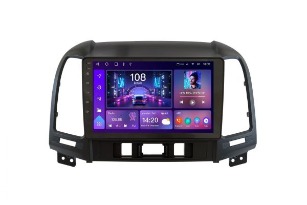 Штатна магнітола Soundbox S-8199 для Hyundai SantaFe 2006-2012 з CarPlay та 4G