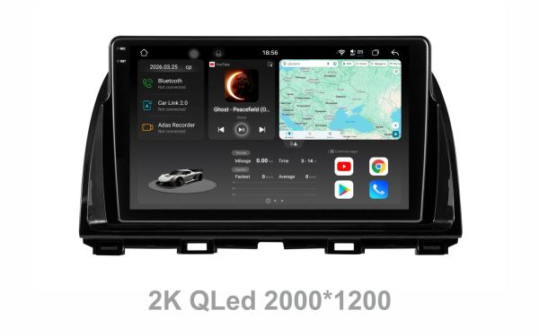 Штатна магнітола Soundbox  S8 PRO 2K-7793  для Mzda CX5 2012-2016  з ADAS / CarPlay / 4G / DSP-DTS 5.1 / круговий огляд 360°