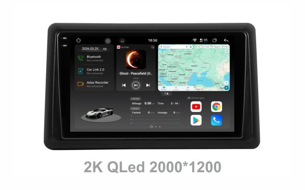 Штатна магнітола Soundbox  S8 PRO 2K-2049  для  Renault Express 2021+  з  ADAS / CarPlay / 4G / DSP-DTS 5.1 / круговий огляд 360°