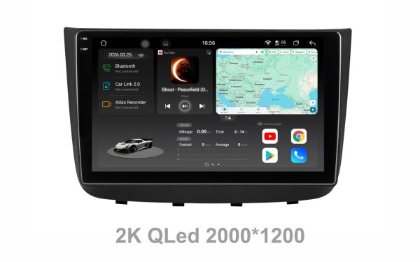 Штатна магнітола Soundbox  S8 PRO 2K-8666  для  Mercedes -Benz Vito W639  Viano W639 2003-2010  з  ADAS / CarPlay / 4G / DSP-DTS 5.1 / круговий огляд 360°