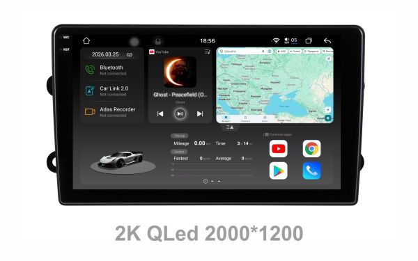Штатна магнітола Soundbox  S8  PRO 2K-2056  для   Renault Duster 2016-2021/ Sandero 2017-2022 / Logan 2013-2021   з ADAS / CarPlay / 4G / DSP-DTS 5.1 / круговий огляд 360°