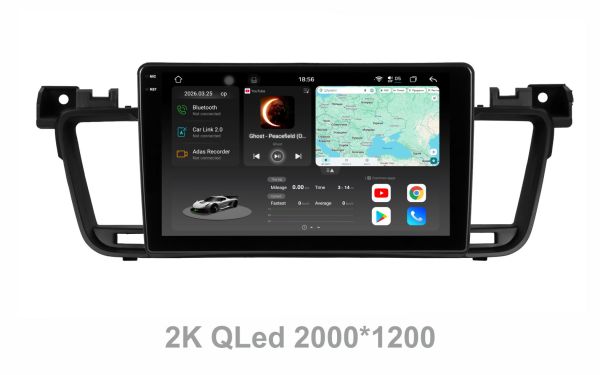 Штатна магнітола Soundbox  S8 PRO 2K-8115   для   Peugeot 508 2012-2016  ADAS / CarPlay / 4G / DSP-DTS 5.1 / круговий огляд 360°