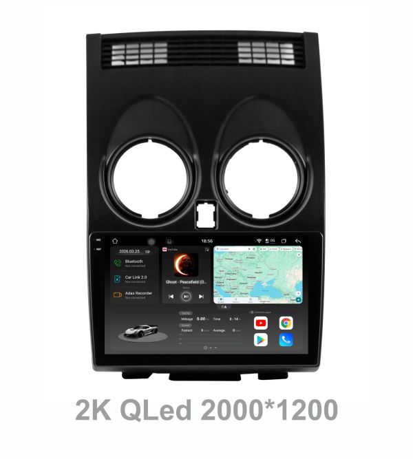 Штатна магнітола Soundbox  S8 PRO 2K-8164  для  Nissan Qashqai 2007-2012  ADAS , CarPlay , 4G , DSP-DTS 5.1 , круговий огляд 360°