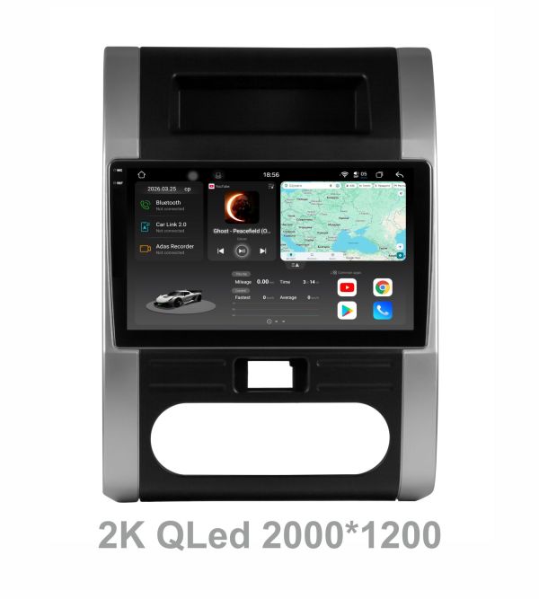 Штатна магнітола Soundbox  S8 PRO 2K-8166  для  Nissan X-Trail 2008-2013   ADAS , CarPlay , 4G , DSP-DTS 5.1 , круговий огляд 360°