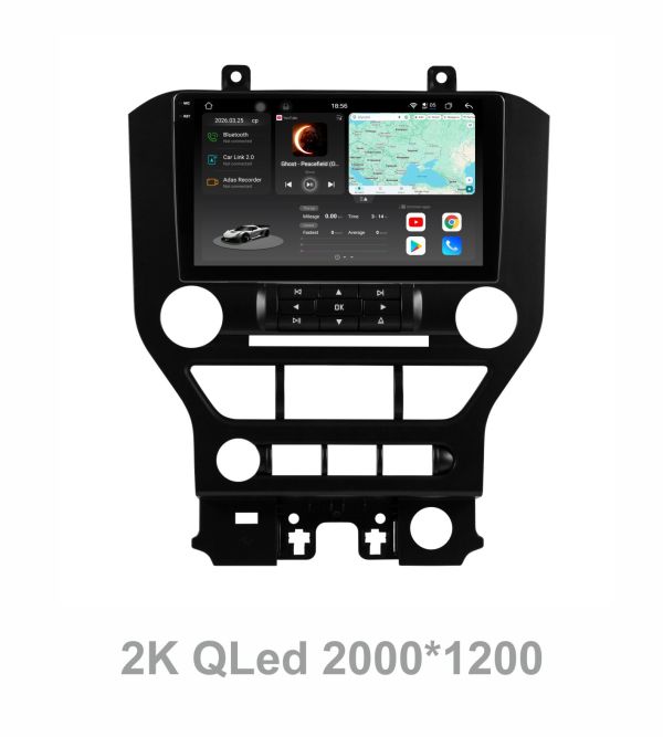 Штатна магнітола Soundbox S8 PRO 2K-9035  для   Ford Mustang 2014-2021   ADAS , CarPlay , 4G , DSP-DTS 5.1 , круговий огляд 360°