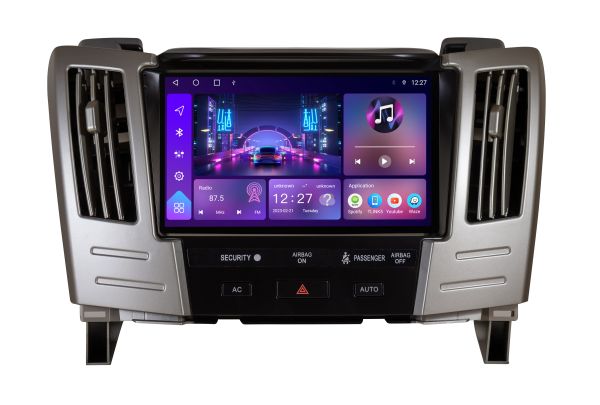 Штатна магнітола Soundbox S-3035 з CarPlay та 4G для Lexus RX300 RX350 RX400 2003-2009