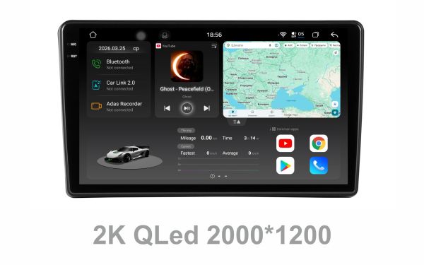 Штатна магнітола Soundbox S8 PRO 2K-8159 для Nissan Navara 2010-2015    ADAS , CarPlay , 4G , DSP-DTS 5.1 , круговий огляд 360°