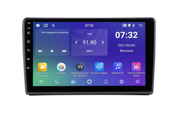 Штатна магнітола Sundbox SM-8012  Black з CarPlay та AHD  для Peugeot 407  2004-2011
