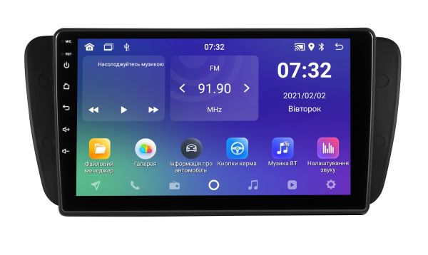 Штатна магнітола Soundbox SM-9802   2+32GB з CarPlay та AHD для Seat Ibaza 2008-2015