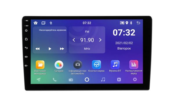 1DIN   унівесальна авто магнітола  Soundbox SM-1019  з CarPlay AHD  9"