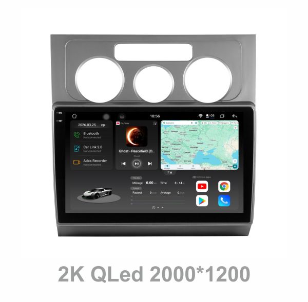 Штатна магнітола Soundbox  S8 PRO 2K-6289  для   Volkswagen Touran 2007-2010 Climat  ADAS / CarPlay / 4G / DSP-DTS 5.1 / круговий огляд 360°