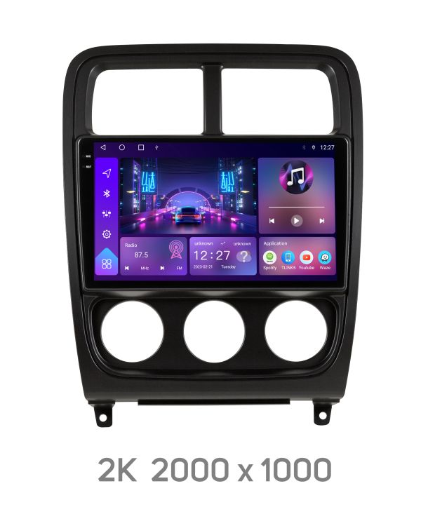 Штатна магнітола Soundbox S-2858  Dodge Caliber  2009-2013  з CarPlay  4G   DSP