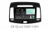 Штатна магнітола Soundbox S8 PRO 2K-6011  8+256GB для  Hyundai Elantra 2006-2011    ADAS , CarPlay , 4G , DSP-DTS 5.1 , круговий огляд 360°