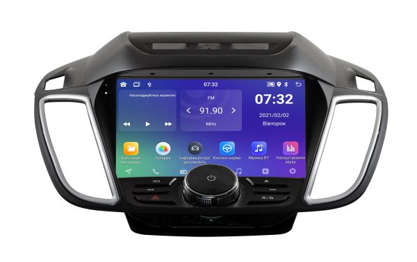 Штатна Android магнітола з CarPlay та Android Auto  модем для Ford Kuga 2013-2017   Soundbox SM-9202