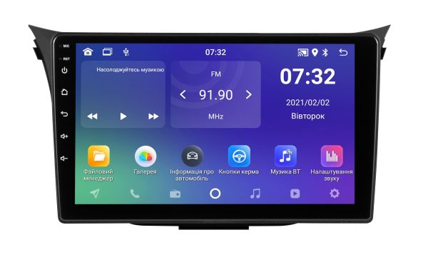 Штатна магнітола Soundbox SM-9090  2+32GB  Hyundai i30 2009-2017   з CarPlay  Android Auto  AHD