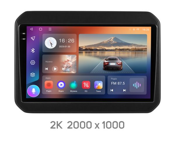 Штатна магнітола Soundbox MTX-8177  3+32GB  для Suzuki Ignis 2016+   з CarPlay 4G модем  DSP processor