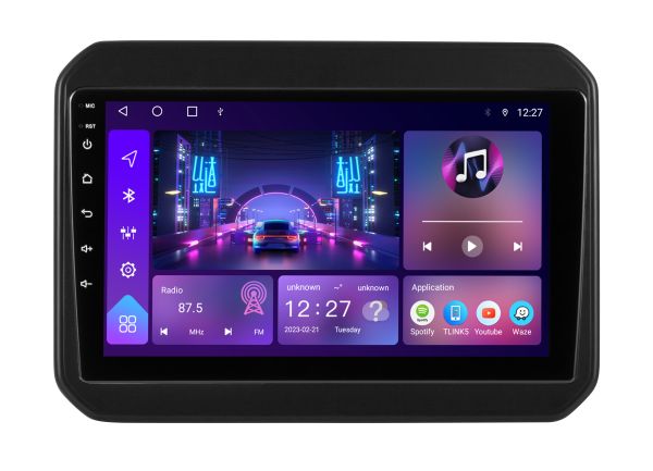 Штатна магнітола Soundbox S-8177 для Suzuki Ignis 2016+   з CarPlay 4G модем  DSP processor