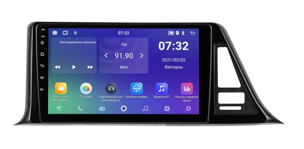 Штатна магнітола Soundbox SM-3392  2+32GB з CarPlay та AHD модемом для Toyota CH-R 2016-2020 Hi