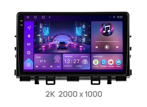 Штатна магнітола Soundbox  S-5541 для  Kia Rio 2019-2020 з CarPlay 4G модем DSP processor