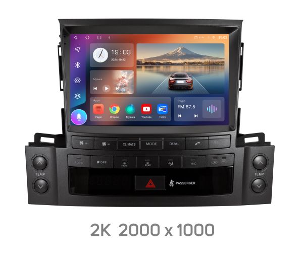 Штатна магнітола Soundbox S-3032   9" з CarPlay та 4G модемом для  автомобіля  Lexus  LX570 2007-2015