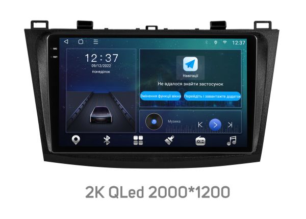 Штатна магнітола Soundbox MTX-7782  (2K) CarPlay , Android Auto та 4G модем  для  Mazda 3 2012-2015