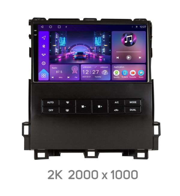 Штатна магнітола Soundbox S-8113M  з CarPlay та 4G для автомобіля Toyota Land Cruiser Prado 120