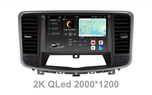 Штатна магнітола Soundbox S8 PRO 2K-8155  для   Nissan Teana 2008-2012  8+256GB /ADAS / CarPlay / 4G / DSP-DTS 5.1 / круговий огляд 360°