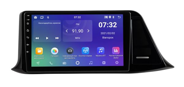 Штатна магнітола Soundbox SM-3390  2+32GB з CarPlay та AHD для Toyota CH-R  2016-2020 Low
