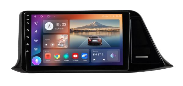 Штатна магнітола Soundbox S-3390 з CarPlay та 4G модемом для Toyota CH-R  2016-2020 Low