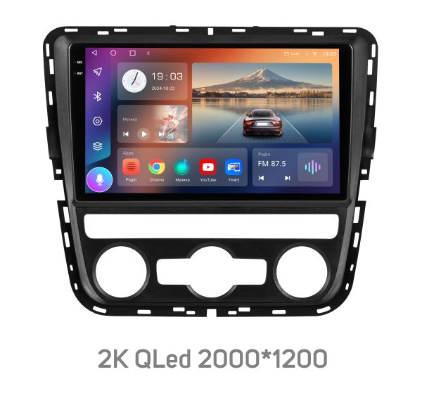 Штатна магнітола Soundbox S-6249 (2K)  CarPlay ,4G ,4+64GB  для Passat B7 USA 2010-2016