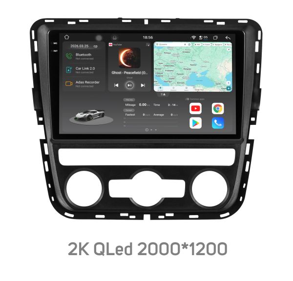 Штатна магнітола Soundbox S8 PRO 2K-6249   для Passat B7 USA 2010-2016  CarPlay , 4G, DSP-DTS 5.1 ,  круговий огляд 360°