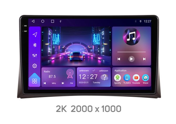 Штатна магнітола  Soundbox S-6259 з CarPlay  та 4G  9" для автомобіля Volkswagen T5 2008-2015