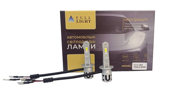Комплект світлодіодних Led ламп  Full Light A1 H1 35 W / 6000K/ 7000 Lumen